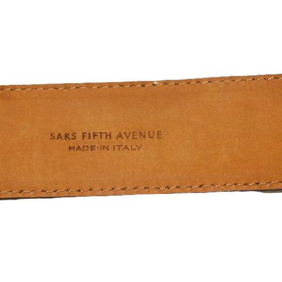 Saks Fifth Avenue Genuine Leather Belt Size Medium